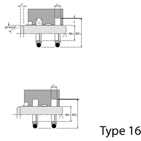 Joint de tige HALLITE SAS90105163