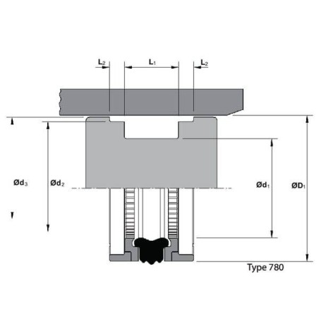 Joint de piston HALLITE ZA9076225DBM