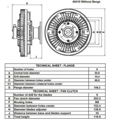 Embrayage ALPINA 4281538M1N