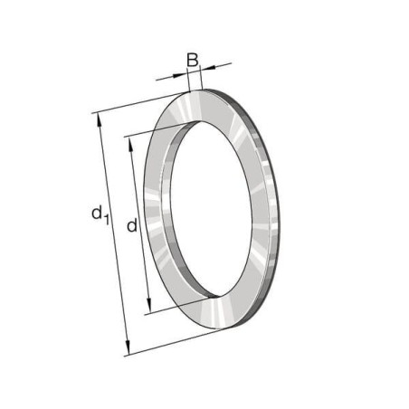 Disque de palier INA/FFAG WS81104