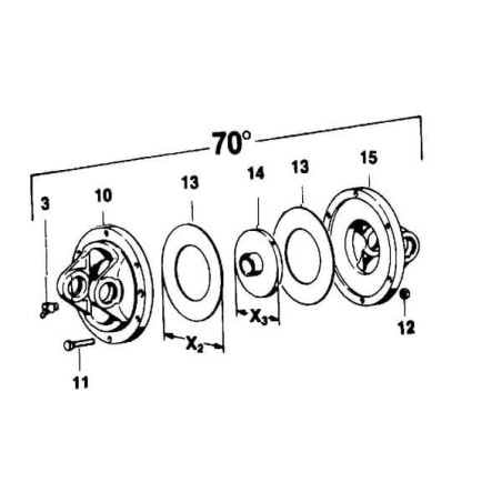 Disque central WALTERSCHEID 900101