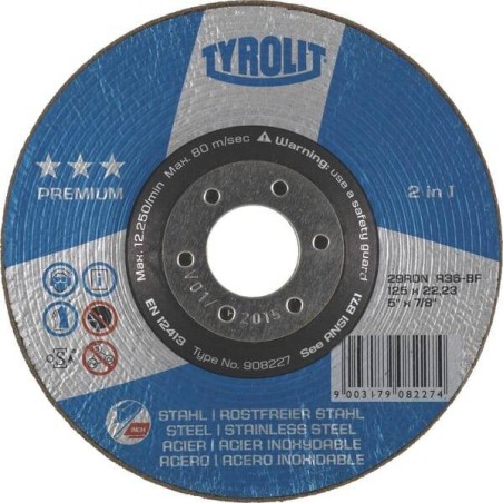 Disque abrasif TYROLIT BD180A36