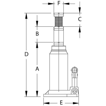 Cric hydraulique COMPAC CBJ3G2