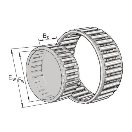 Couronne à aiguilles INA/FFAG K30X35X27A