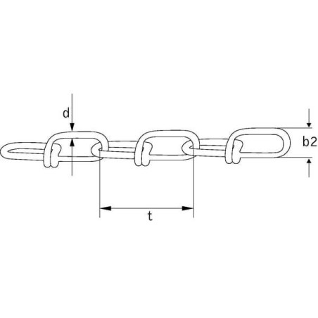 Chaîne nouée 2,0mm 66m UNIVERSEL VK20P066