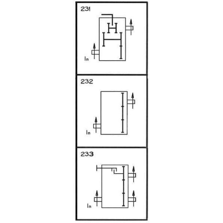 Boîtier de transmission COMER 732207