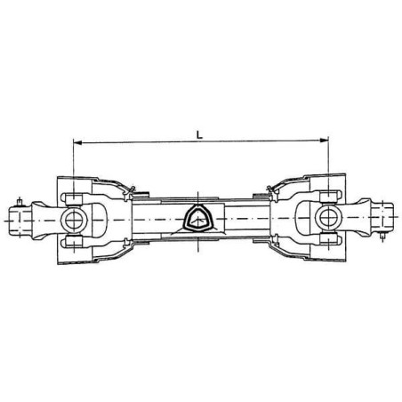 Axe de transmission GOPART PTO40T810ORCGP