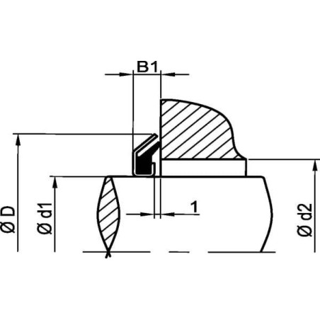 Joint d'étanchéité UNIVERSEL AS759555RCP001