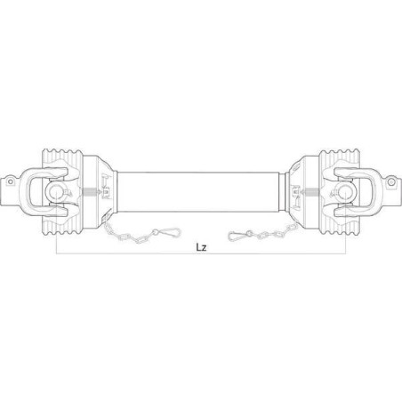 Arbre de transmission WEASLER WAW261010