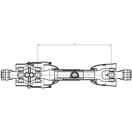 Arbre de transmission COMER TCVJ401010ENC02C02