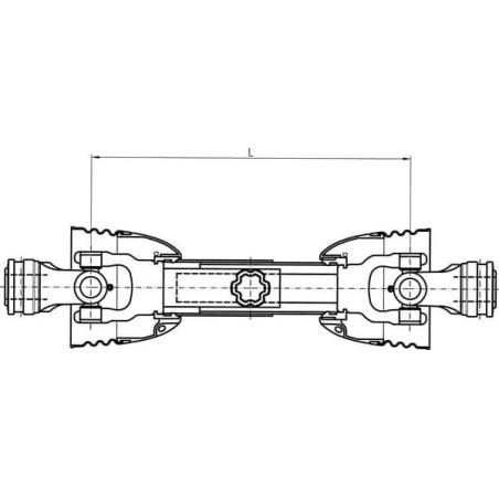 Arbre de transmission COMER V800710ENC12LD2