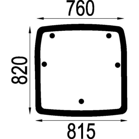 Vitre de toit UNIVERSEL 01064760N