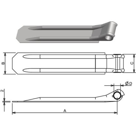 Charnière UNIVERSEL 730052KR