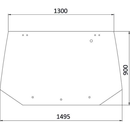 Vitre arrière UNIVERSEL 81865244KR