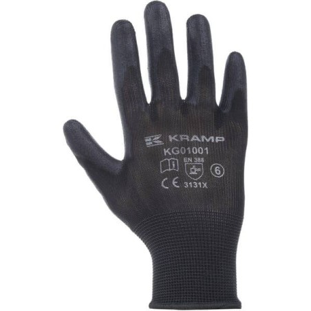 Gants de travail noir taille 9 UNIVERSEL KG0100109P012