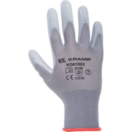 Gants de travail gris taille 7 UNIVERSEL KG0100207