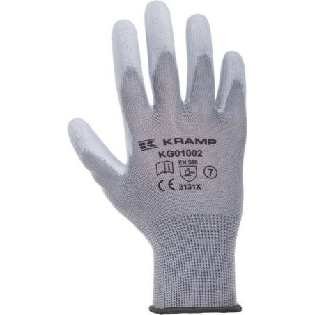 Gants de travail gris taille 9 UNIVERSEL KG0100209P120